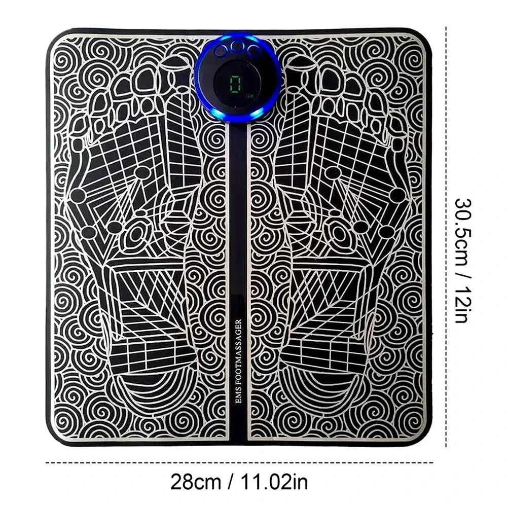 Foot massager foot muscle stimulator circulation and pain relief foot muscle relaxation pad for nerve foot care 240713