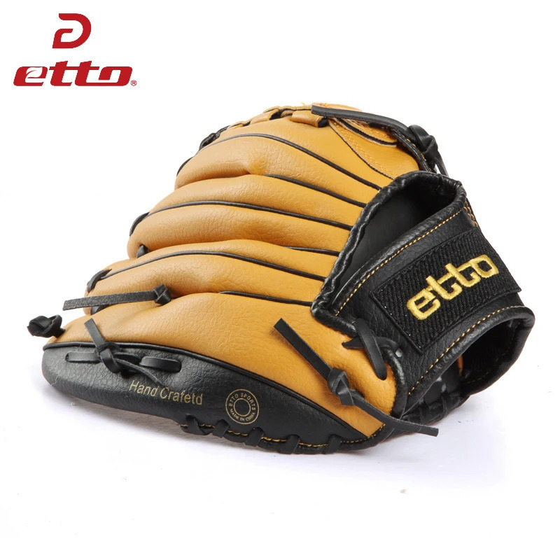 Etto 11.5 12.5 Inch Male Professional Left Hand Baseball Glove Beisbol Training Sport Glove For Match Softball Boy Child HOB002Z 240711