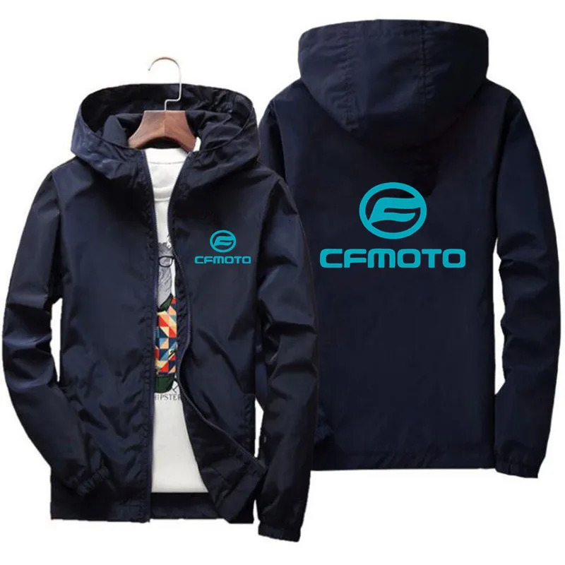 Cfmoto 2024 Mens Racing Suit Jacket Long Sleeves Casual Gradient Motorcycle Waterproof Coat Print Clothing Comfortable Top 240709
