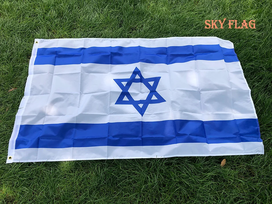 SKY FLAG Israel National Flag 90X150cm Hanging Polyester ISR IL Israeli National Flags Banner home Decoration 240713