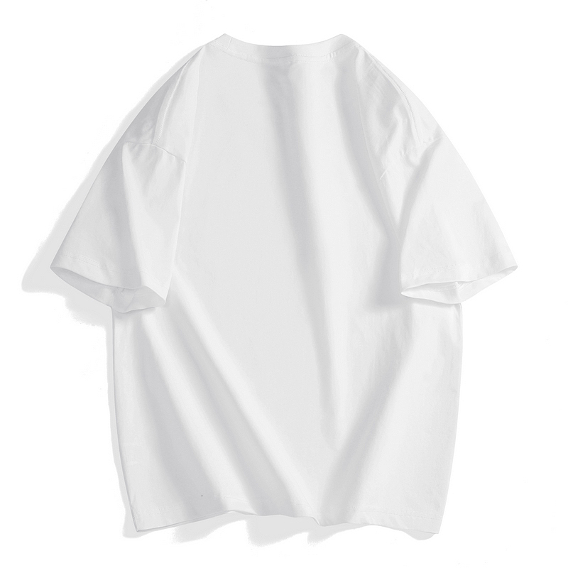 Flash delivery short sleeved T-shirt men's summer new style American casual versatile round neck top trendy brand loose breathable gas shirt