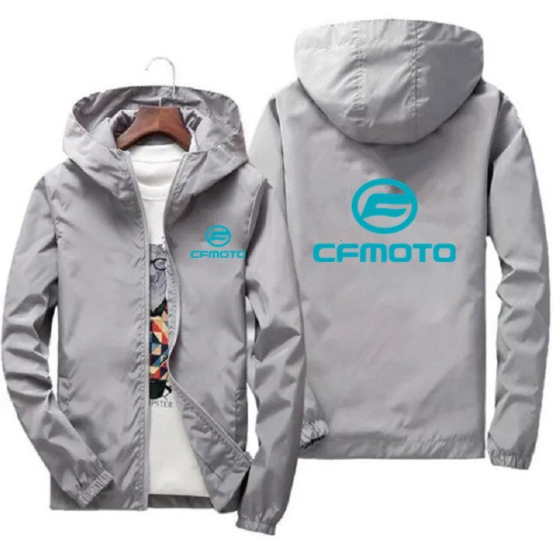 Cfmoto 2024 Mens Racing Suit Jacket Long Sleeves Casual Gradient Motorcycle Waterproof Coat Print Clothing Comfortable Top 240709