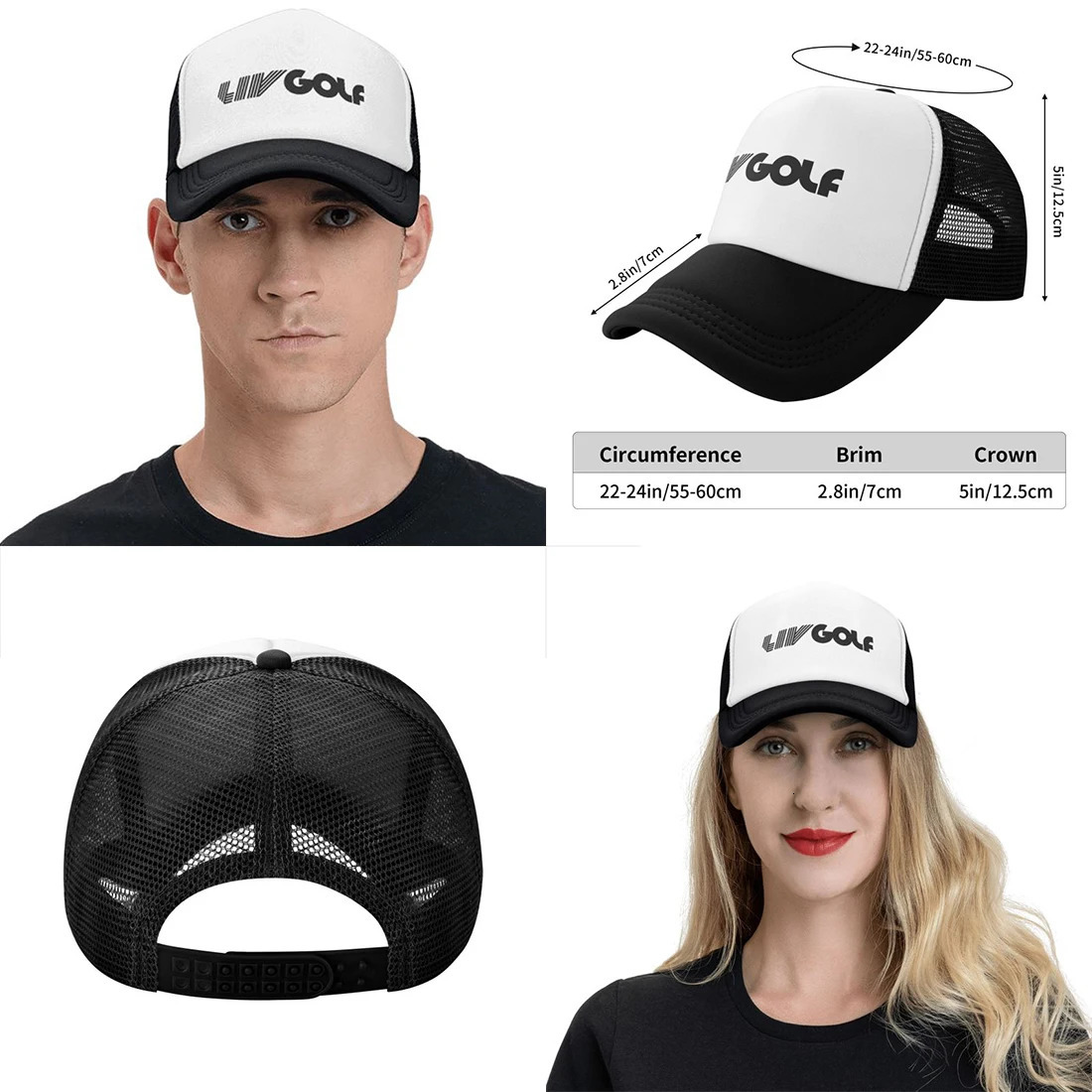 Golf Tournament Liv Baseball Caps Accessories Vintage Cap Unisex Outdoor Adjustable Fit 240709 dh5727163