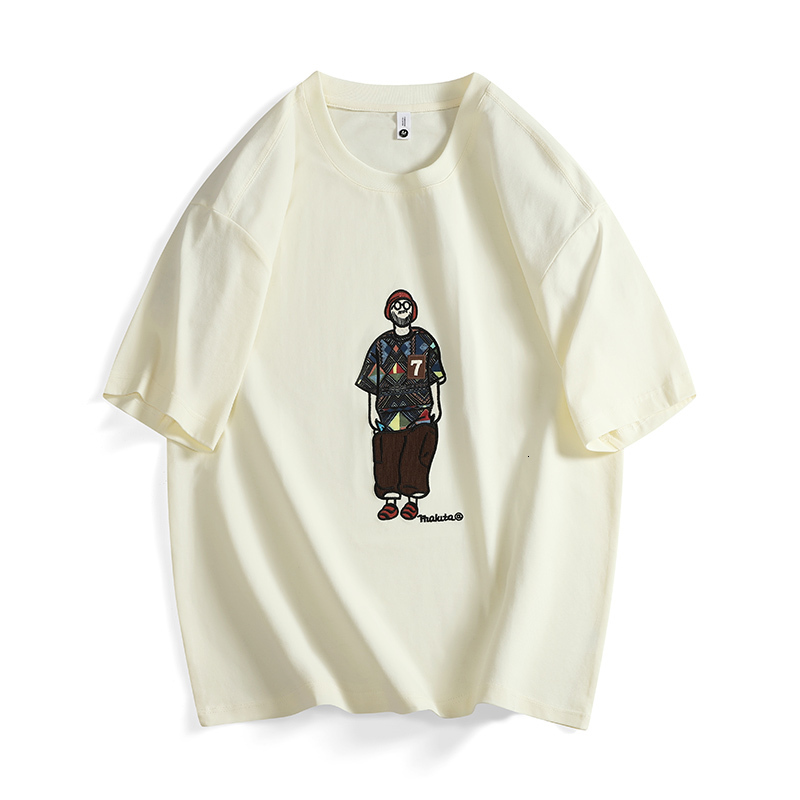 Flash delivery short sleeved T-shirt for fashion summer 2024 new loose, personalized and handsome men's top