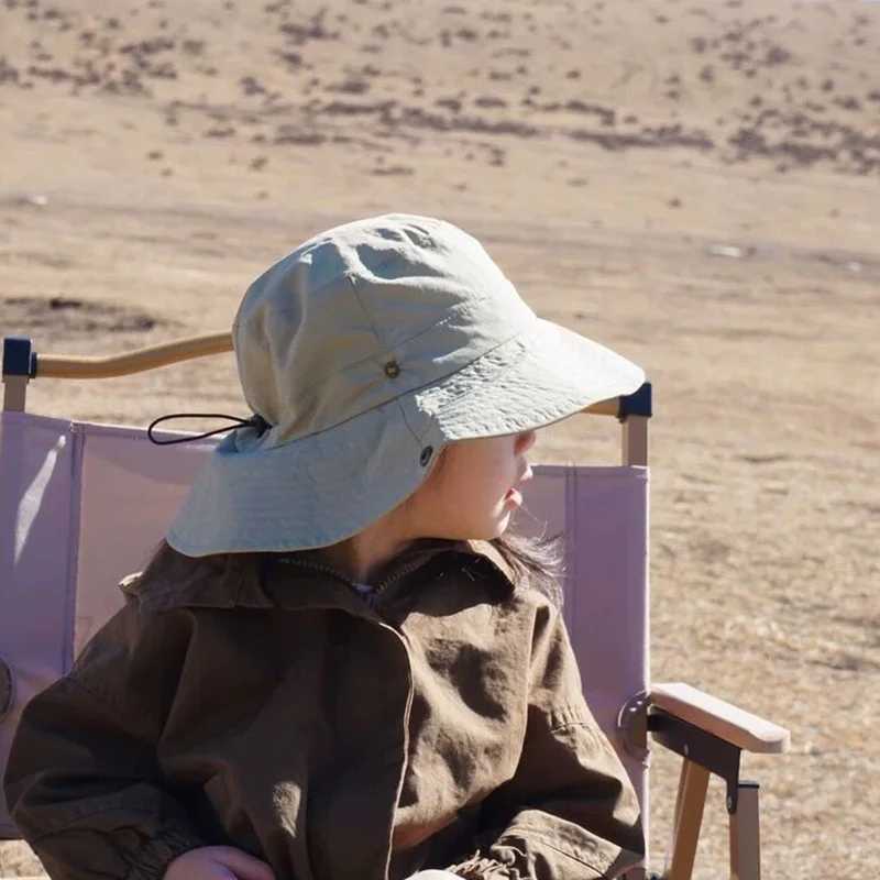 Summer Baby Sun Hat for Boys Girls Kids Sunshade Sports Hat Outdoor Beach Bucket Hat UV resistant Travel Fishing Hat Childrens HatW240713