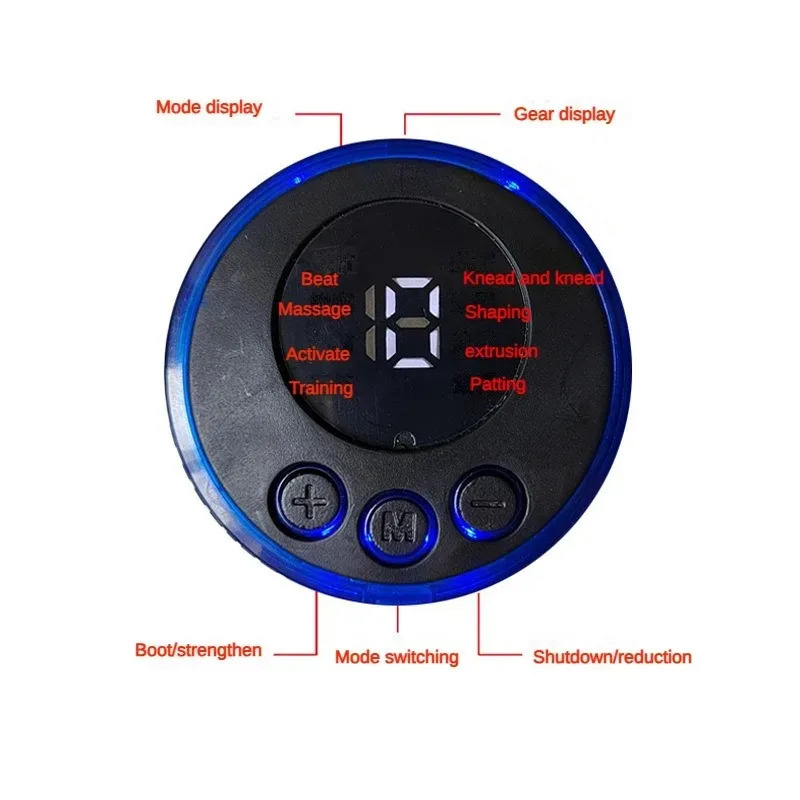 Electric EMS foot massager pad electric muscle stimulation foot massager USB charging portable folding massage pad 240713