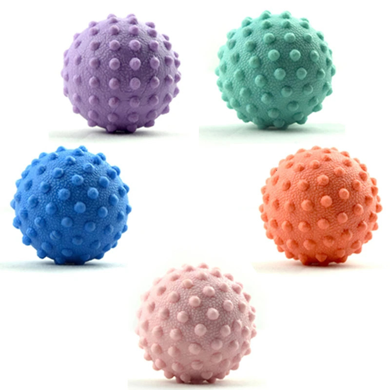 Durable TPE Spiky Massage Ball Trigger Point Exercise Fitness Hand and Foot Pain Relief Foot Fascia Relief Hedgehog 4.5cm Ball 240713