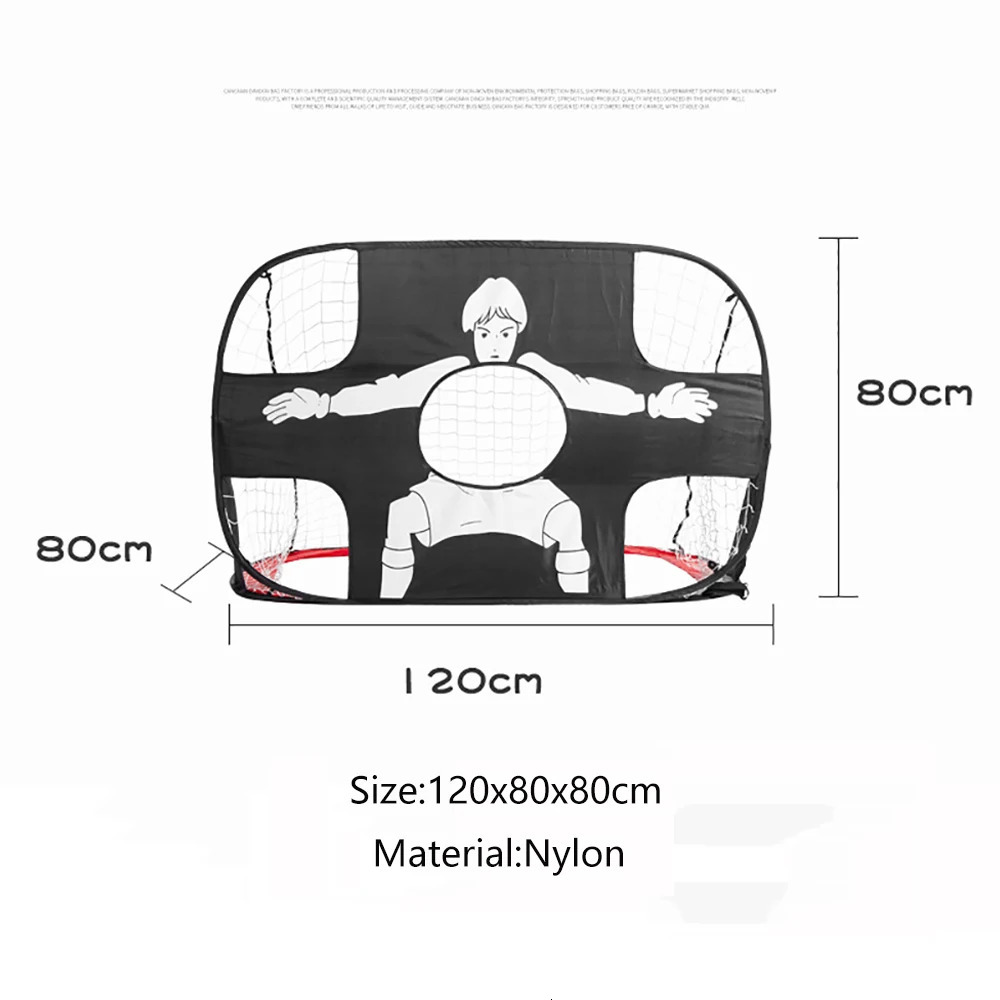 Goal Portable Foldable Football Goals Small Soccer Target Net Lightweight for Childre Indoor Outdoor Training 240712