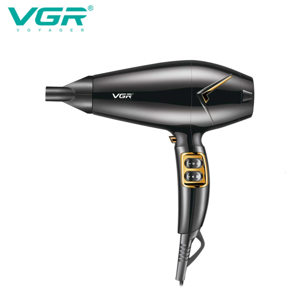 VGR Hair Dryer Professional Hair Dryer Machine Negative Ion Chaison Hair Dryer and Cold Adjustment Powerful Dryers V423 240708
