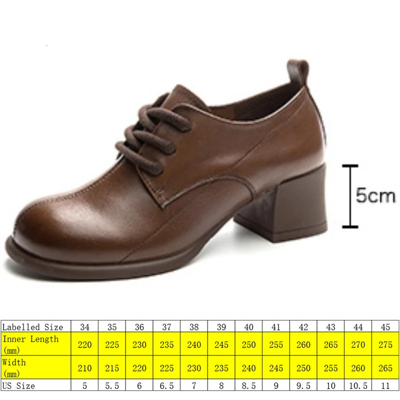 Koznoy 5cm Retro British Moccasins Cow Genuine Leather Platform Wedge Rubber Lace Up Mary Jane Spring Autumn Women Natural Shoes 250227