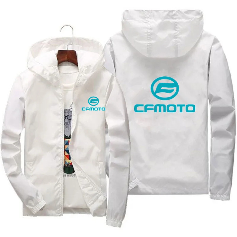 Cfmoto 2024 Mens Racing Suit Jacket Long Sleeves Casual Gradient Motorcycle Waterproof Coat Print Clothing Comfortable Top 240709