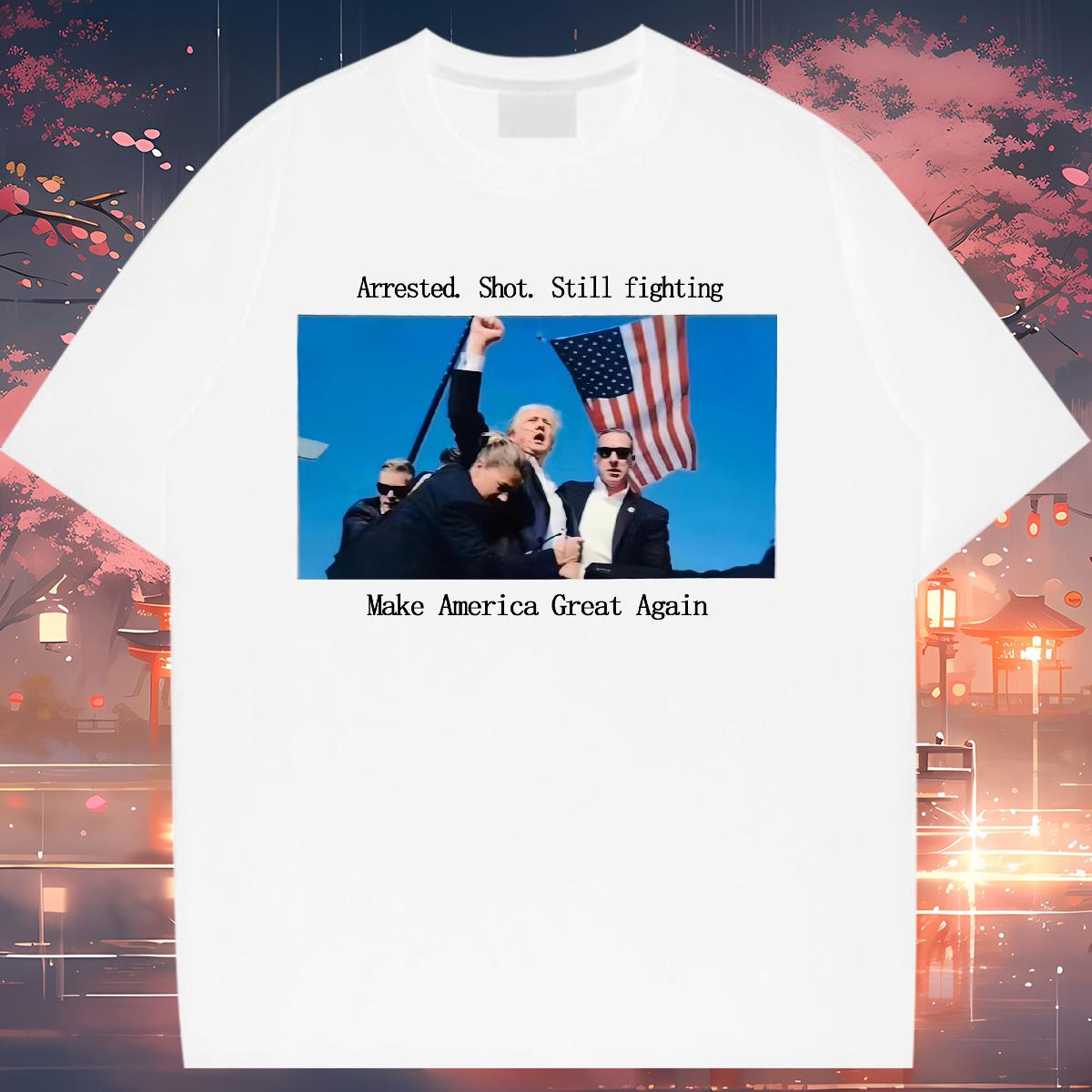 Casual New Woman T Shirts presidential election Outdoor Cotton Comfortable 100% Cotton 230g Unisex Tshirts Customized Print Wholesale Top Shirts