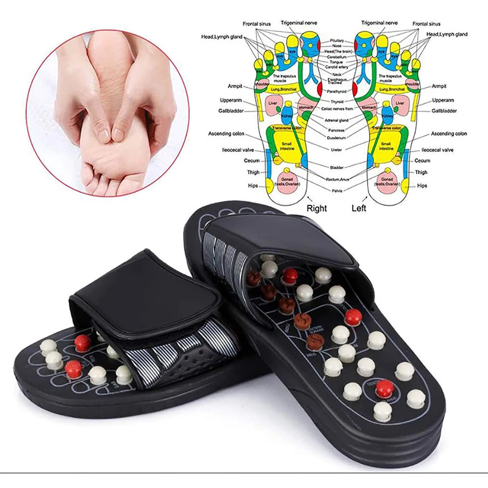 Acupressure massage slider foot massager used for foot care reflex sandals foot fascia arch nerve lesions to relieve pain 240713