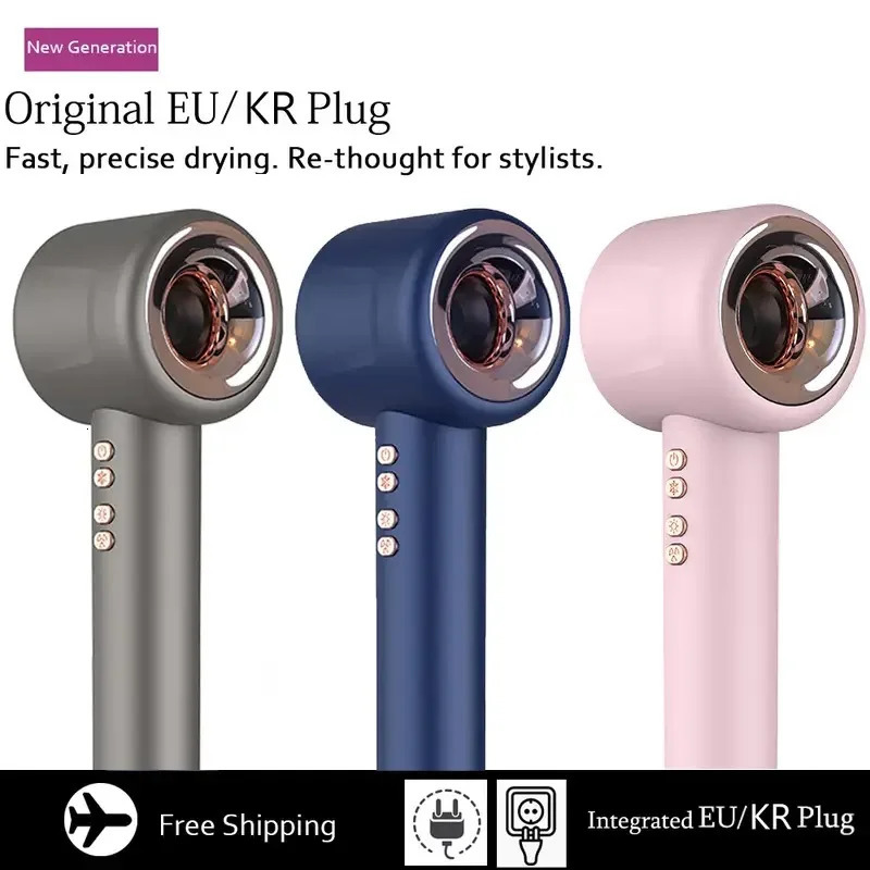 Super HairDryer 220V Leafless Personal Hair Blower Styling Negative Ion Tool Constant Anion Electric Hair Dryer 240708