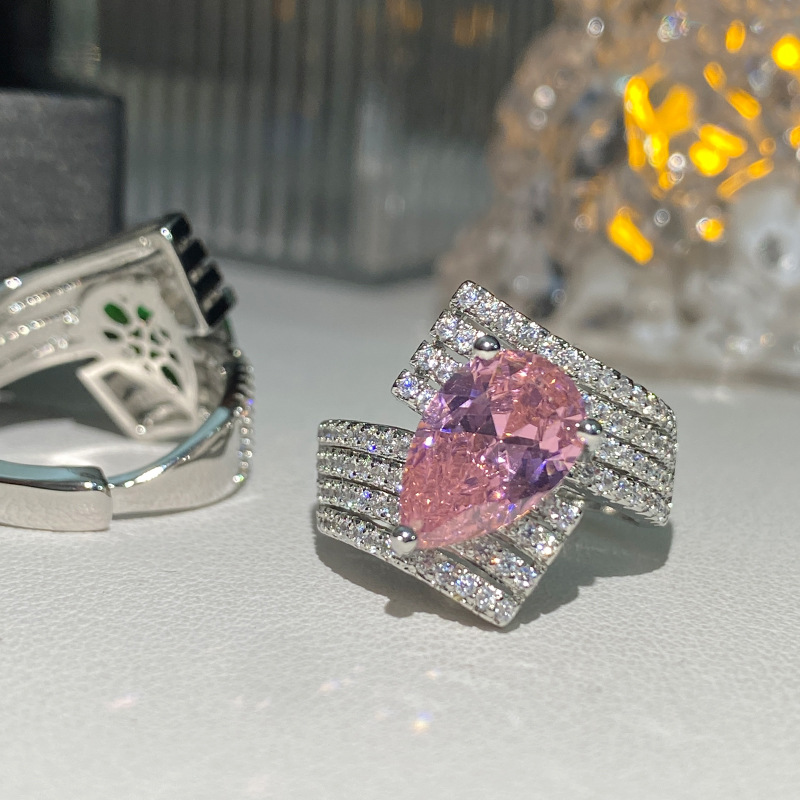 2024 Sparkg Sterg Sier Bridal Ring: Elegant Moissanite Jewelry