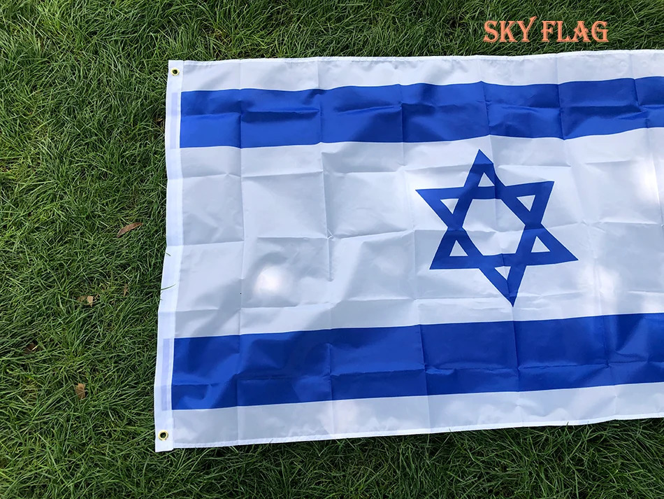 SKY FLAG Israel National Flag 90X150cm Hanging Polyester ISR IL Israeli National Flags Banner home Decoration 240713