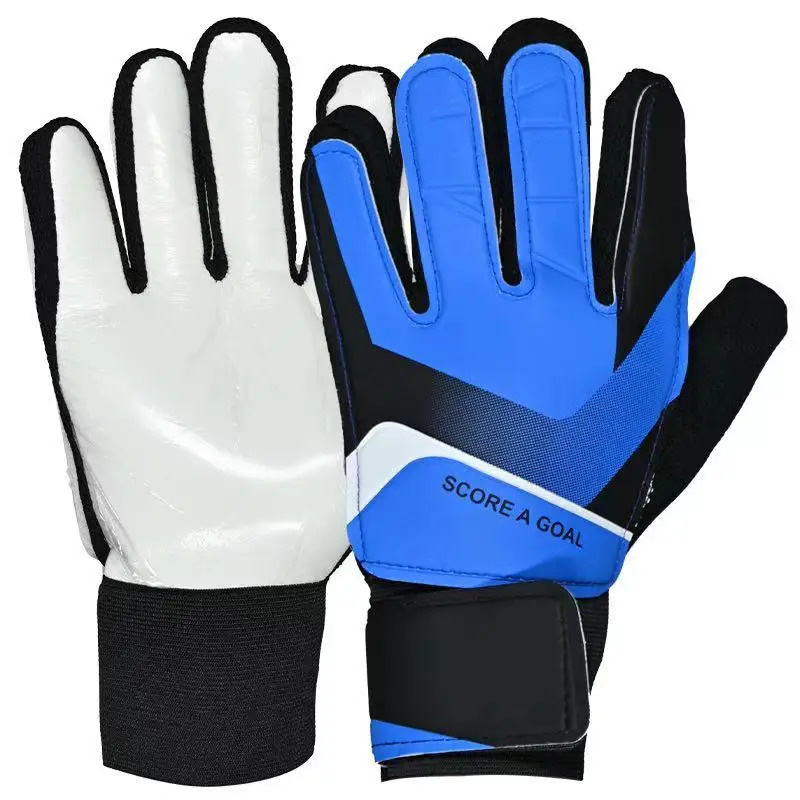 Soccer Goalkeeper Gloves For Adults Kids AntiCollision Latex PU Hand Protection Football Training Accessories 240712