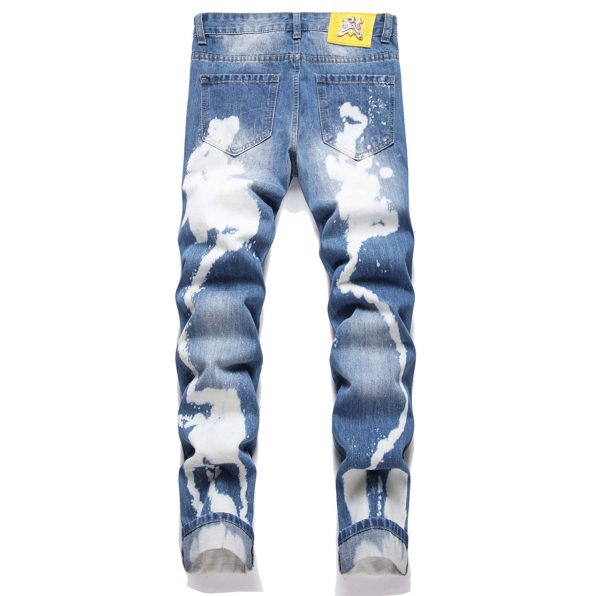 Factory Wholesale Custom Fashion Men Pants Patchwork Plus Size Men's Jeans