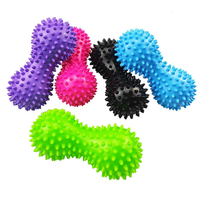 1 Peanut Massage Ball SHedgehog Sensor Training Grip Ball Muscle Pain Pressure Sensor Ball Foot Muscle Massage Relaxation 240713