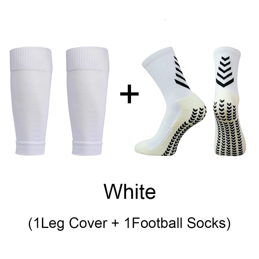 1 Set of High Quality Men Women Outdoor Protective Equipmen Football Leg Cover Anti Slip Soccer Tennis Basketball Sports Socks 240713