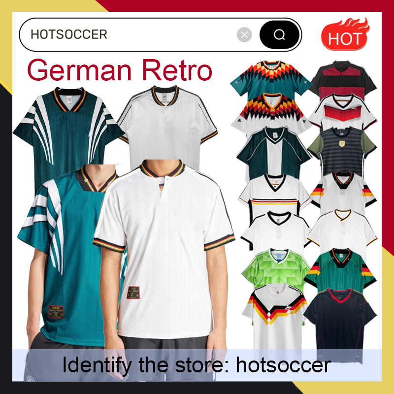 1990 1998 1988 1996 Germany Retro Soccer Jersey KLINSMANN 2006 2014 shirts KALKBRENNER 1996 Matthaus Voller BALLACK kroos Gotze Germany Football shirt