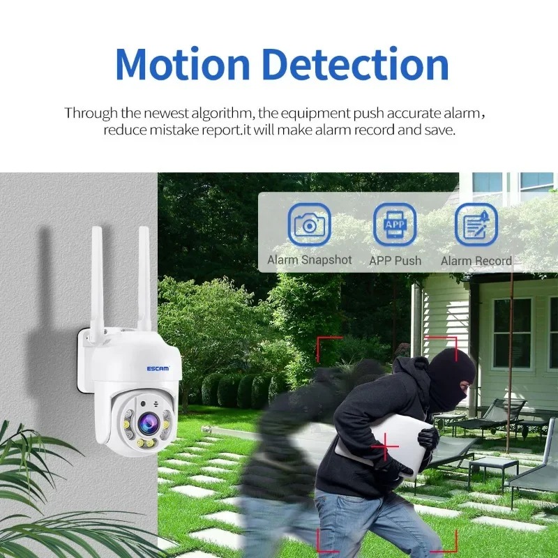 NEW 2024 8MP 4K WIFI IP Camera Outdoor Security Night Vision 1080P Wireless Video Surveillance Cameras Human Detect iCsee TY114