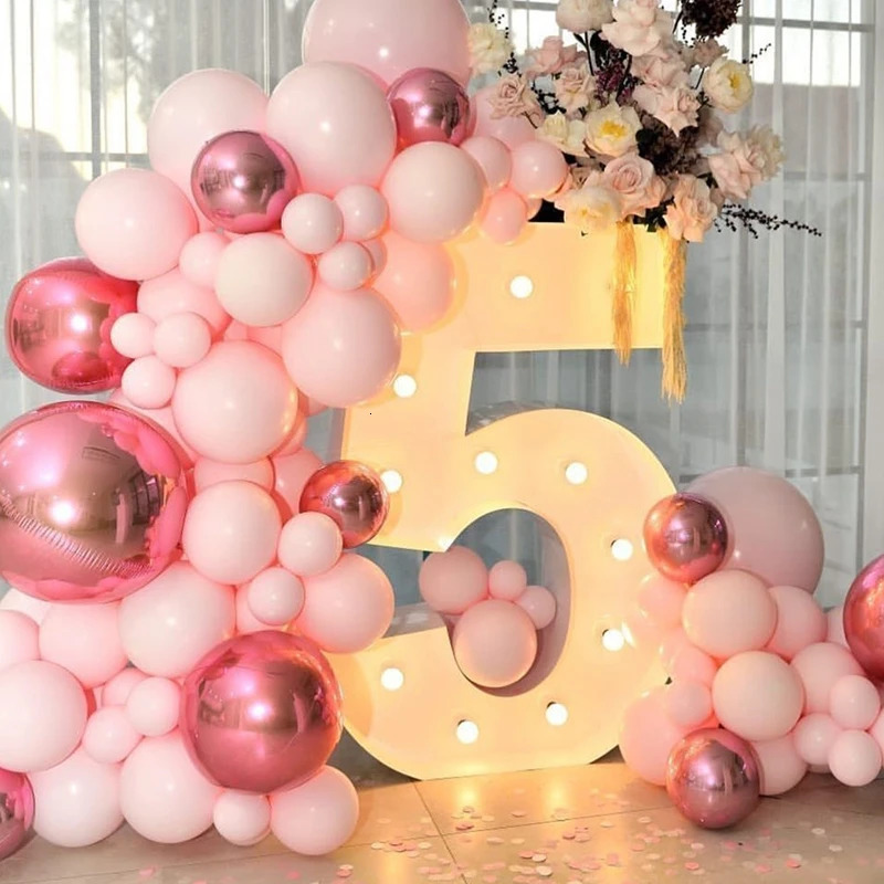 915cm LED Marquee Light Up Number Lights White Sign for Wedding Decor Birthday Anniversary Party Supplies 240711