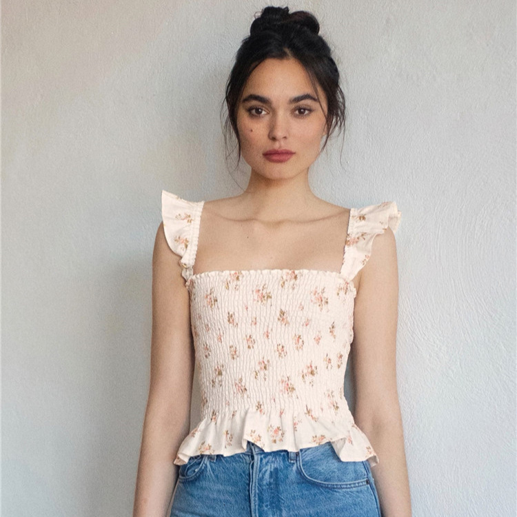 Fashion Solid 225 # Ref Linen Floral Short Cute Slim Fit Top 2021 Summer New French Women's Clothing Sexy Dress Waist Bifurcated Loose Denim Dres