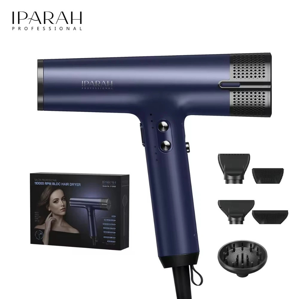 IPARAH Blow Dryer Brushless Motor HighSpeed Electric Dryer for Hair Anion 110000 RPM Professional Powerful Hair Dryer P390 240708