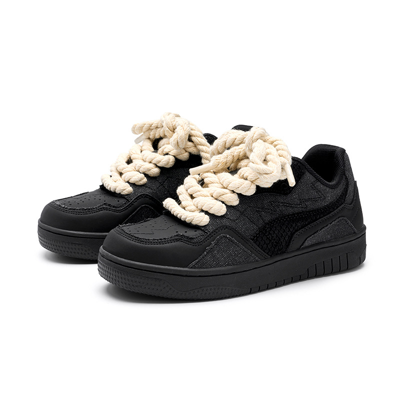 trend Free shipping 2024 new niche breathable sports hemp rope low top board for couples versatile casual shoes Lhshoe
