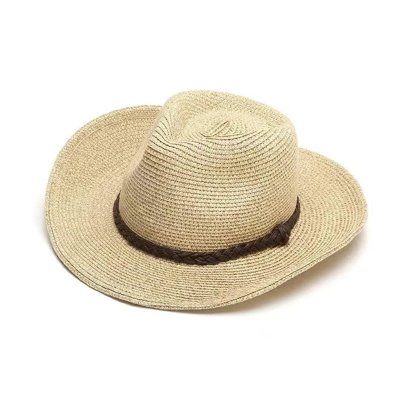 Big Head xxxxl 62cm Straw Hat Men Hollow Out Summer Outdoor Sun Panama Beach Windproof Rope Large Hats 240709