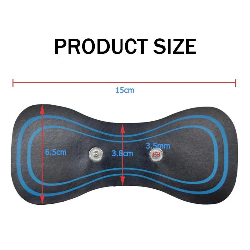 Tens massager electrode pad accessories for EMS neck massager gel patch Trainer replacement muscle stimulation sticker 240713