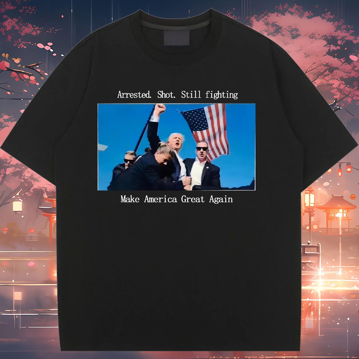 Casual New Woman T Shirts presidential election Outdoor Cotton Comfortable 100% Cotton 230g Unisex Tshirts Customized Print Wholesale Top Shirts