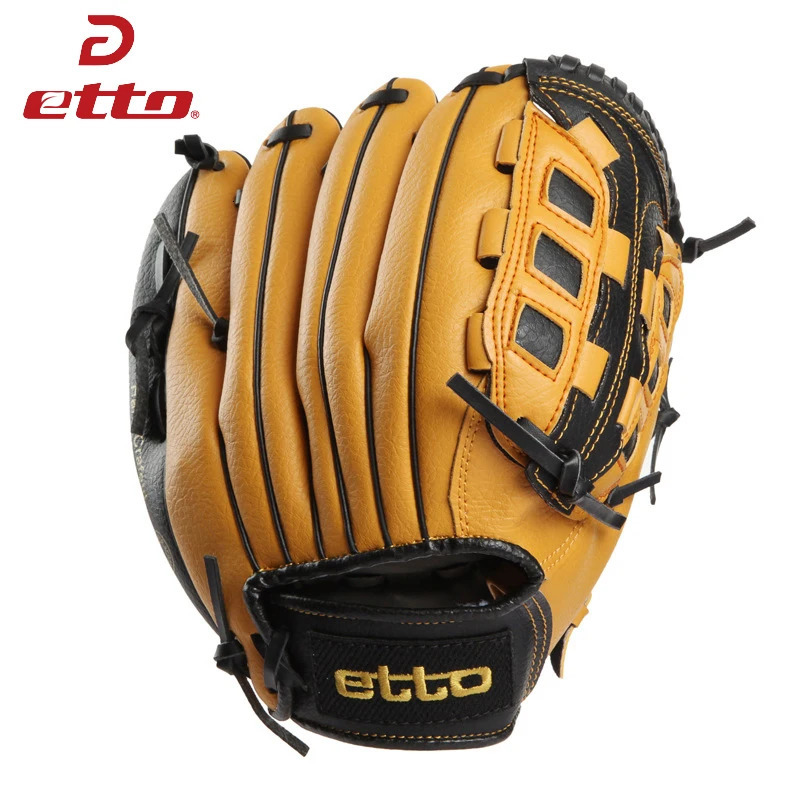 Etto 11.5 12.5 Inch Male Professional Left Hand Baseball Glove Beisbol Training Sport Glove For Match Softball Boy Child HOB002Z 240711