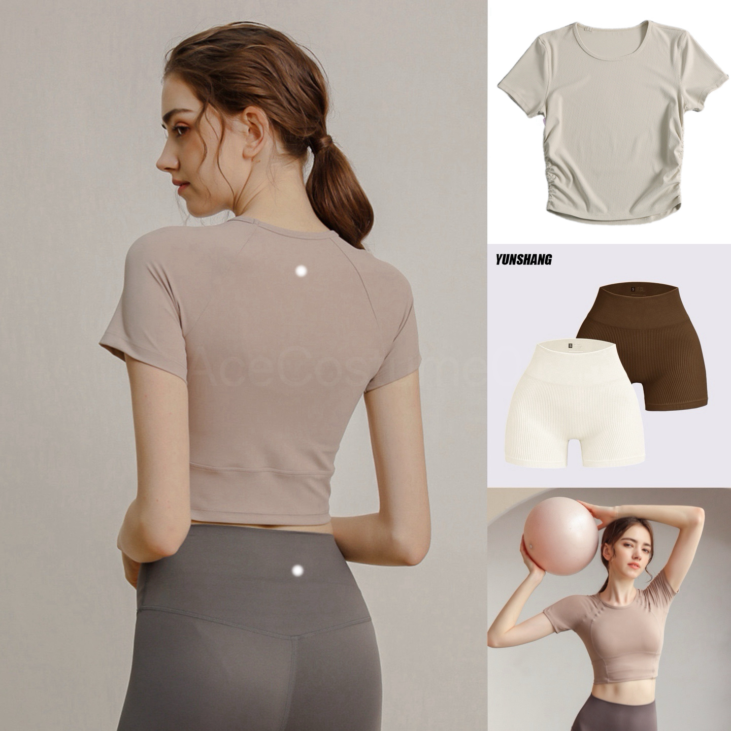 Top Yoga T-Shirts D… - image