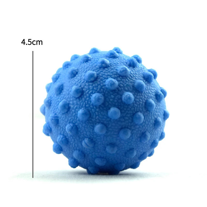 Durable TPE Spiky Massage Ball Trigger Point Exercise Fitness Hand and Foot Pain Relief Foot Fascia Relief Hedgehog 4.5cm Ball 240713