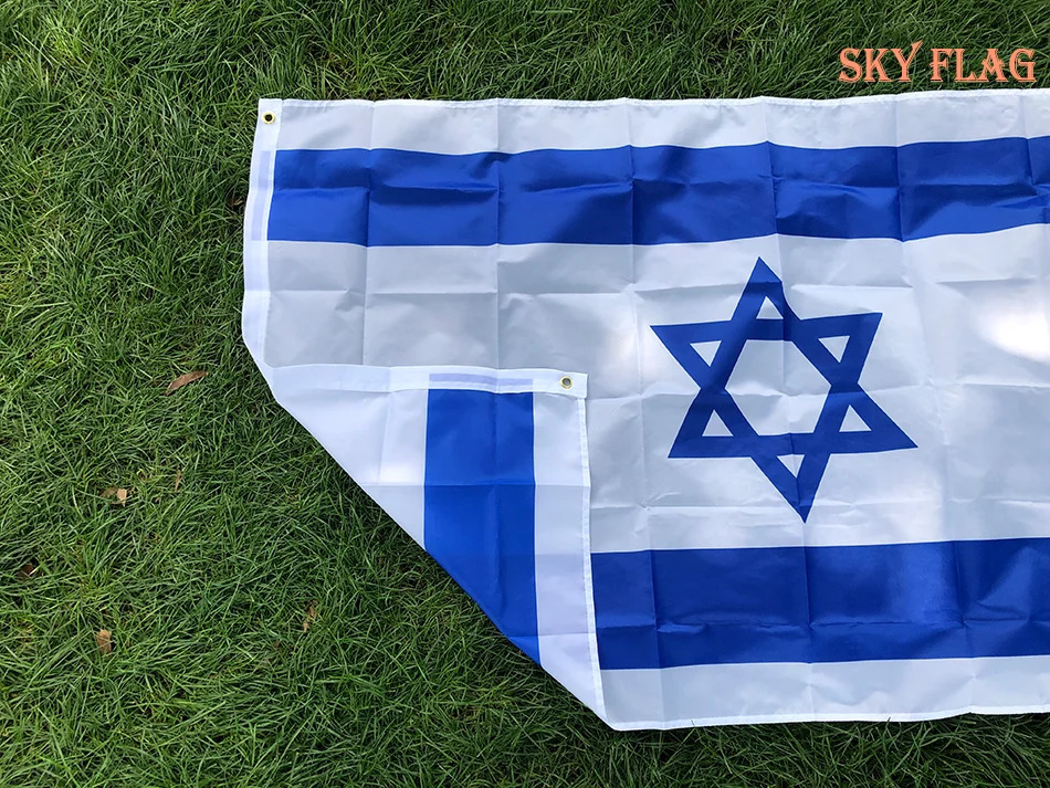 SKY FLAG Israel National Flag 90X150cm Hanging Polyester ISR IL Israeli National Flags Banner home Decoration 240713