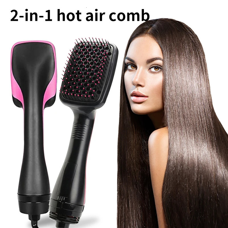 Hair Dryer Brush One Step Hair Blower Brush Electric Air Brush Travel Blow Dryer Comb Professional Hairdryer Hairbrush 240708