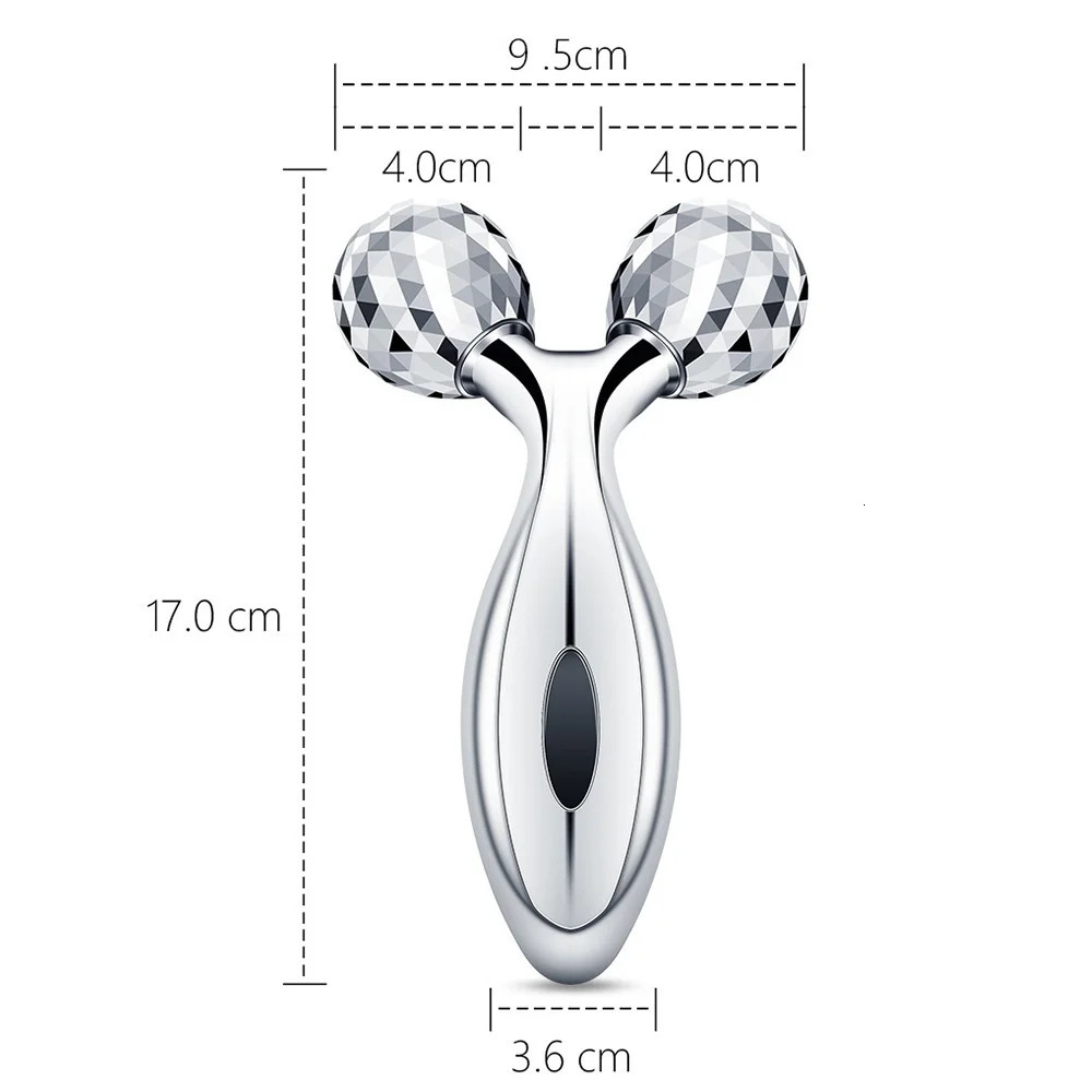 3D Roller Massager Massager Y-shaped 360 Rotation Thin Shaping Relaxation Enhancement Removal Massage 240713