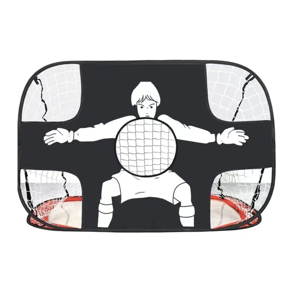 Goal Portable Foldable Football Goals Small Soccer Target Net Lightweight for Childre Indoor Outdoor Training 240712