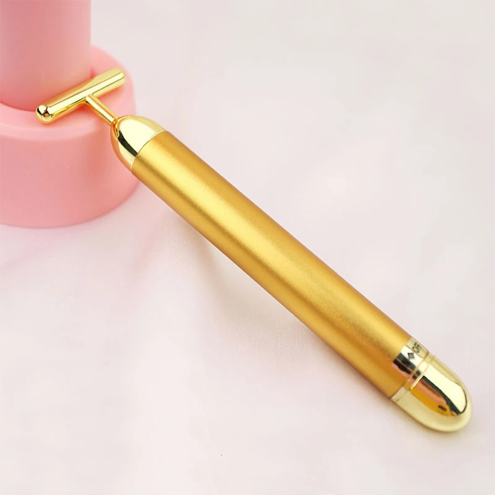 24k Golden Slimming and Beauty Bar Pulse Roller Massager Enhances Skin s Vibration Tool 240713