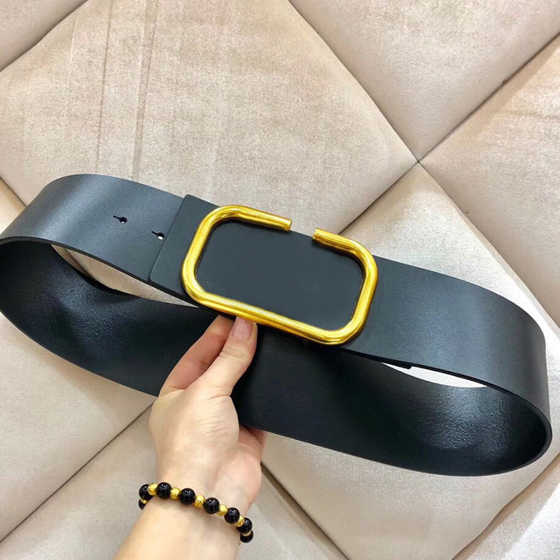belts for women designer 7.0CM Designer Wide Belt Women's Fashion Belt Leather Casual Denim belt
