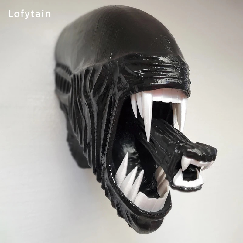 Lofytain Alien Xenomoprh Wall Art Sculpture Statue Horror Alien Predator Sci-Fi Monster Beasts Decoration Halloween Gifts Props 240708