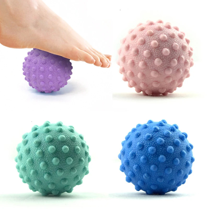 Durable TPE Spiky Massage Ball Trigger Point Exercise Fitness Hand and Foot Pain Relief Foot Fascia Relief Hedgehog 4.5cm Ball 240713