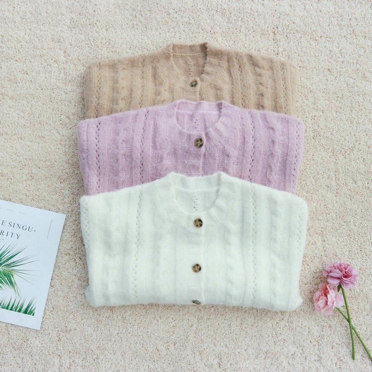 Solid 256 # Ref Coarse Knitted Sweater Jacket Top 2020 French Style Women's Clothing Autumn Dress Women Loose Waist Novelty Denim Dress High Wais