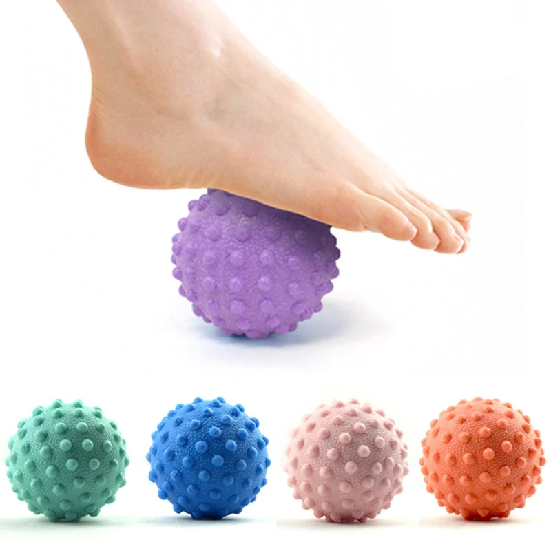 Durable TPE Spiky Massage Ball Trigger Point Exercise Fitness Hand and Foot Pain Relief Foot Fascia Relief Hedgehog 4.5cm Ball 240713