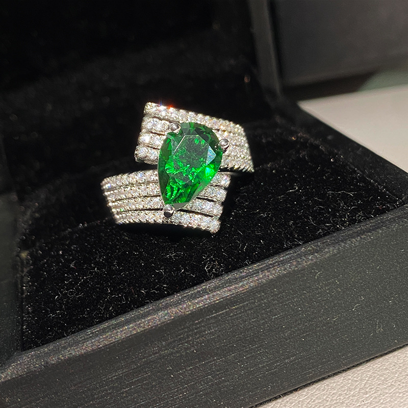 2024 Sparkg Sterg Sier Bridal Ring: Elegant Moissanite Jewelry