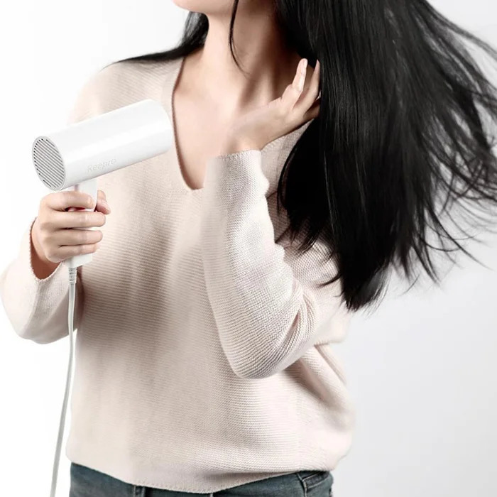 Reepro 1200W RPHC04 High Power Negative Hair Dryer Hairdryer Quick Dry Folding Handle Hairdressing Barber For Home 240708