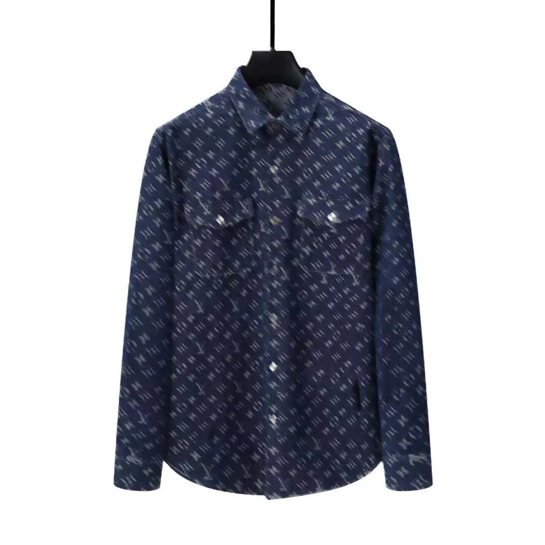 Brand Cotton Denim Shirt Men Long Sleeve Quality Cowboy Shirts for Men Casual Slim Fit Mens Designer Clothing