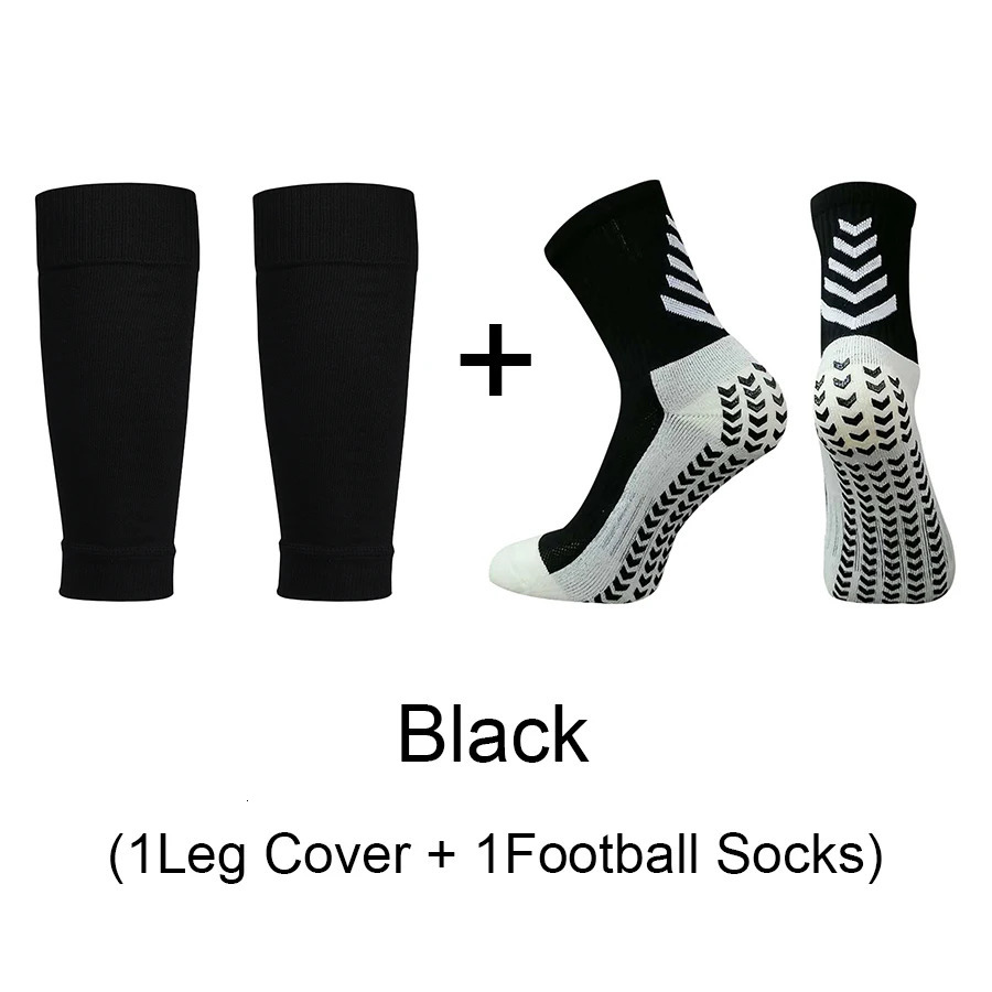 1 Set of High Quality Men Women Outdoor Protective Equipmen Football Leg Cover Anti Slip Soccer Tennis Basketball Sports Socks 240713